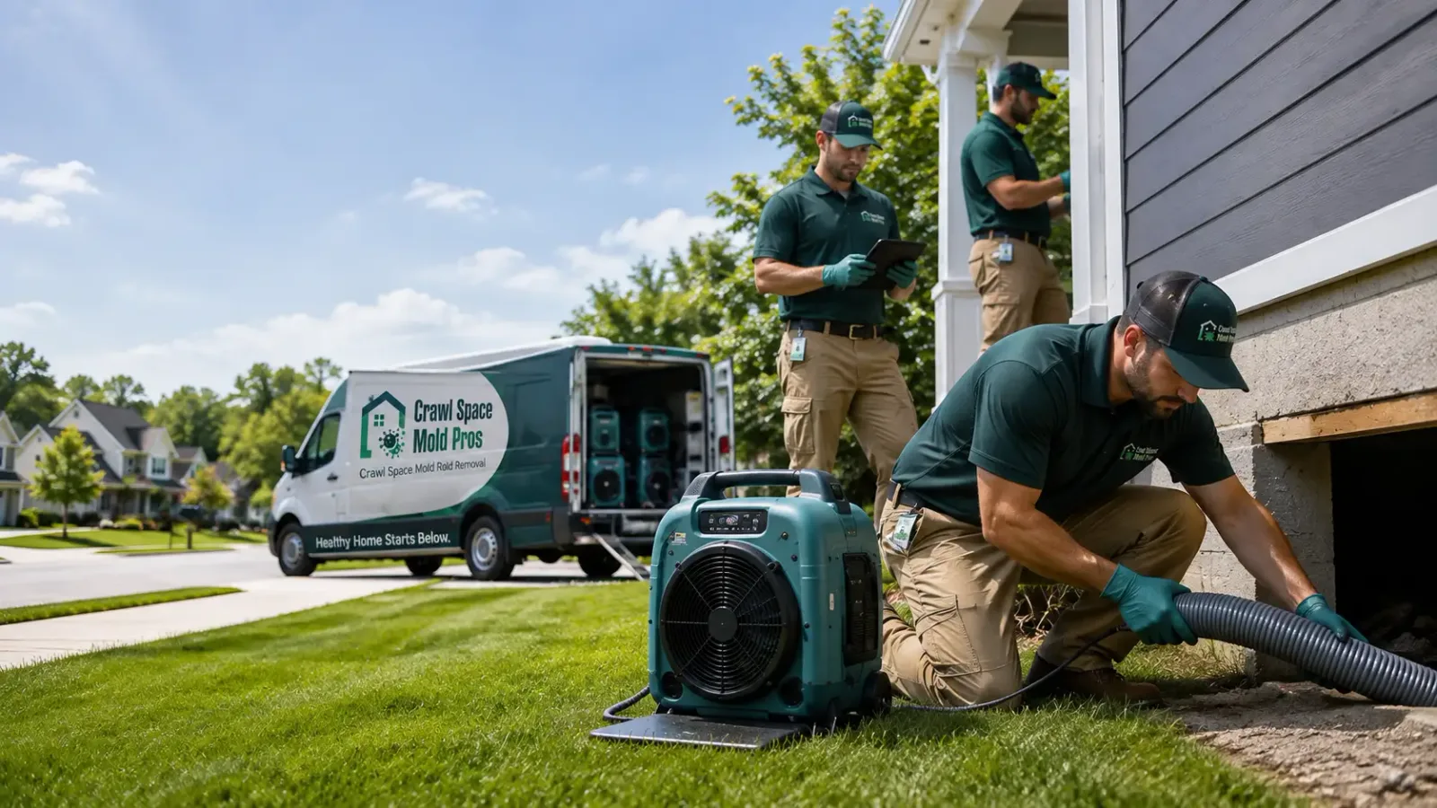 Crawl Space Mold Removal in Victor, ID
